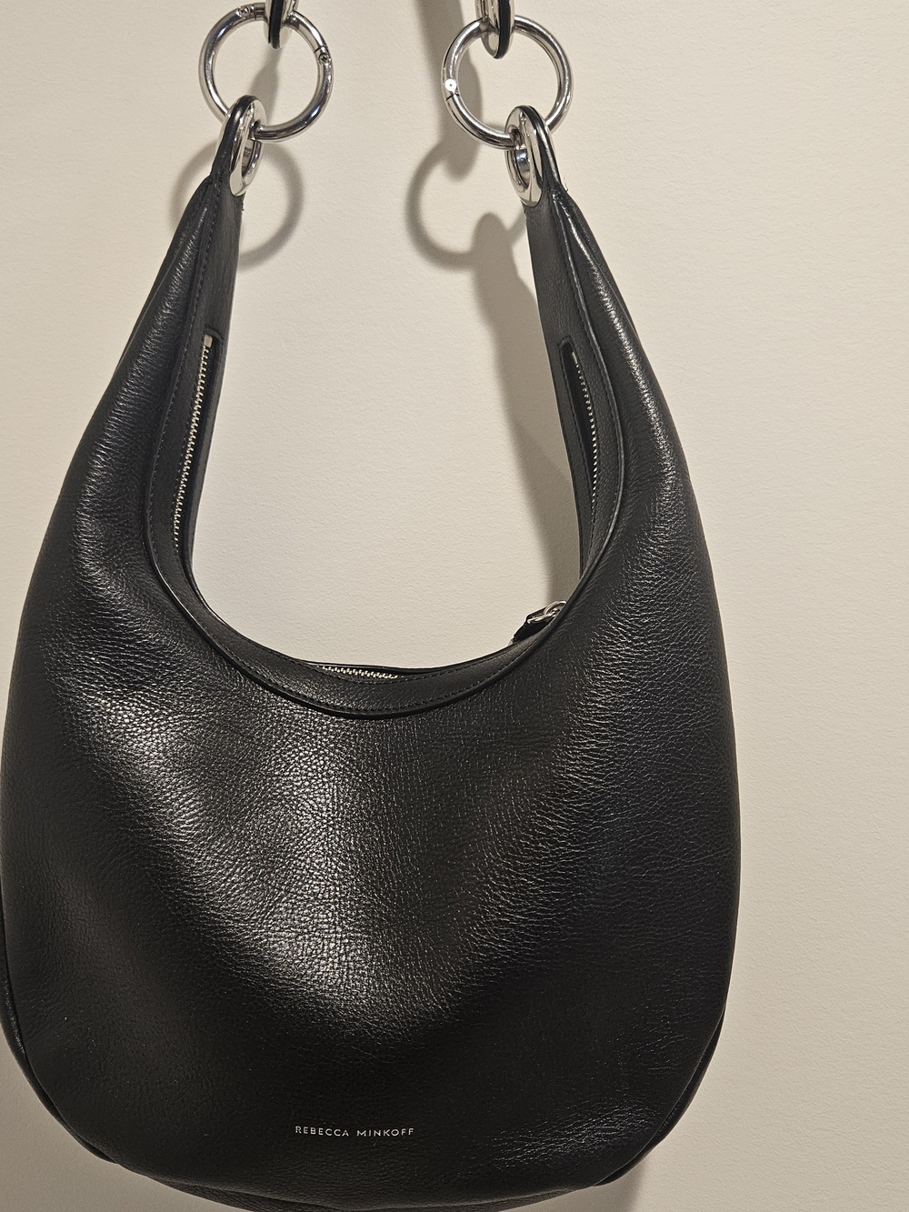 Rebecca Minkoff Black Leather Hobo Bag - Picture 9 of 9